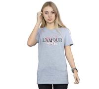 101 Dalmatians L´Amour Cotton Boyfriend T-Shirt Disney Grey L