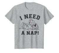 Disney 101 Dalmatians Sleeping Puppies I Need A Nap T-Shirt, Youth, Heather Grey, 2T