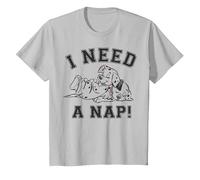 Disney 101 Dalmatians Sleeping Puppies I Need A Nap T-Shirt, Youth, Silver Grey, 2T