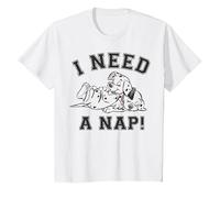 Disney 101 Dalmatians Sleeping Puppies I Need A Nap T-Shirt, Youth, White, 2T