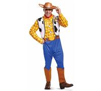DISGUISE 13579D Toy Story Woody Costume Adult Sized, Men, Cartoon, Yellow/Black/White/Brown, XL
