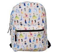 Disney 16" Laptop Backpack Cargo Pocket D100 Princess Minnie Mouse AOP, Multicolor, 16", Front Pocket
