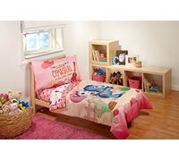 Disney 4 Piece Sheriff Callie Cutest Cowgirl Toddler Bed Set, Pink