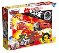 Disney 48236 Puzzle Df Supermaxi Cars, Size-70 x 50 cm. with 60 Pieces, Multi Colour, One