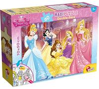 Disney Puzzle 48250 Supermaxi Princess – Double-sided Colorable – 70 x 50 cm, 60 pieces