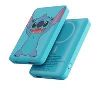 Disney 5,000mAh Magnetic Power Bank| Lilo and Stitch Gifts for Women, Men and All Fans of Lilo and Stitch Stuff | Magsafe Compatible Portable Phone Charger Battery Pack w/USB Charging Option