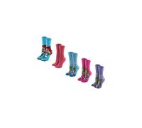 Disney 5 Pairs Ladies Princess Crew Socks Multi