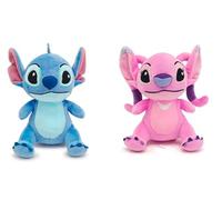 Disney 6315870481NPB Lilo & Stitch Cuddly Toy Stitch or Angel Like Cuddly Toys, 15 cm, from 0 Months. Random Selection, 1 Piece