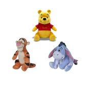 Disney 6315872710NBP Teddy Bear Pooh & Co. Cuddly Toy Winnie the Pooh, Ior or Piglet as Cuddly Toy, 17 cm, from 0 Months, Random Selection, 1 Piece