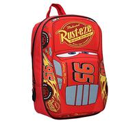 Disney 760-8462 "Piston Cup Champion Cars Lightning McQueen 3D Effect Backpack, 31 cm