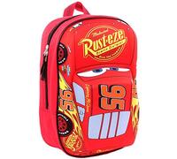 Disney 760-8462 "Piston Cup Champion Cars Lightning McQueen 3D Effect Backpack, 31 cm