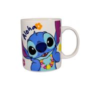 Disney 825689 11 oz Lilo & Stitch Character Aloha Ceramic Mug, Multi Color
