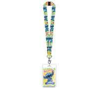 Disney Lanyard Card Holder – Stitch 85932 – Officially Licensed Clear ID Case Vibrant Print