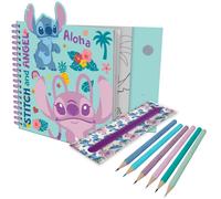 Disney 9 Pcs Stitch And Angel Colouring Set ST00080 | Acotis