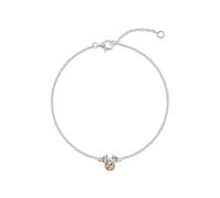 Disney 925 Sterling Silver Minnie Mouse June Birthstone Bracelet, 6.75 Inch with 1 Inch Extender