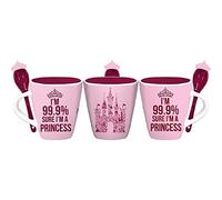 Disney 99% Sure I'm a Princess with castle 11oz Mug w/Spoon, Pink