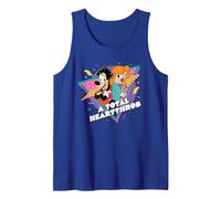 Disney A Goofy Movie ’90s Max & Roxanne A Total Heartthrob Tank Top, Men, Royal Blue, Medium