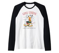 Disney A Goofy Movie Gone Fishing The Goofy Way Big Poster Raglan Baseball Tee