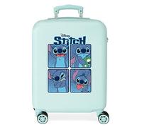 Disney unisex. 4041142 Stitch Moods 55 cm turquoise hard sided cabin case (OSFA), Casual, ABS / Polycarbonate