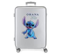 Disney Adorable Stitch Moods Cabin Suitcase Hard ABS Side Combination Lock 4 Wheels Double Luggage Hand Luggage, 100, Maleta mediana, Medium Suitcase