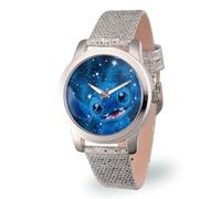 Disney Adult Casual Sport Analog Quartz Watch, Silver, Silver Sequins, Stitch