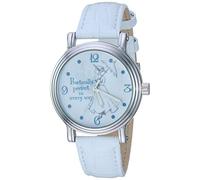 Disney Adult Vintage Analog Quartz Watch, Silver, White, Mary Poppins