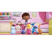 Disney AG Design 1 Part Non-Woven Kids Doc McStuffins Giant Wall Poster, FTDNH 5350, Multi-Colour, 202 x 90 cm
