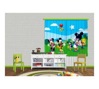 Disney AG Design Curtains Mickey Mouse â€“ Kids Curtains â€“ 3D Photo Print - 180 x 160 cm/ 71 x 63 inches - 2 Parts â€“ FCSXL 4307
