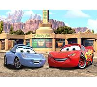 Disney AG Design - Photo Wall Mural - Non woven - Kids Cars - Giant Wall Poster 4 Parts - FTDN 5053, Multi-Colour, 360 x 270 cm/142 x 106-Inch