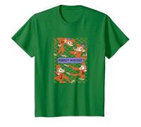 Disney Aladdin Abu Monkey Mischief T-Shirt, Youth, Kelly Green, 2T