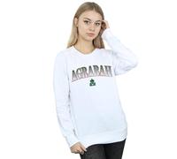 Disney Women's Aladdin Agrabah Collegiate Sweatshirt in White | Size: XL Disney White XL