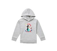 Disney Aladdin Birthday Princess With Jasmine & Abu Youth Kids Pull-Over Hoodie, Athletic Heather in Grey | Size: 9-11 Years Disney Grey 9-11 Years