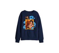 Disney Aladdin Diamond In The Rough, With Abu & The Magic Lamp Kids Sweat in Navy | Size: 12-13 Years Disney Navy 12-13 Years