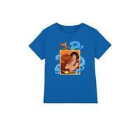 Disney Aladdin Diamond In The Rough, With Abu & The Magic Lamp kids t-shirt in Royal | Size: 5-6 Years Disney Royal 5-6 Years