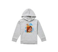 Disney Aladdin Diamond In The Rough, With Abu & The Magic Lamp Youth Kids Pull-Over Hoodie, Athletic Heather in Grey | Size: 12-13 Years Disney Grey 12-13 Years