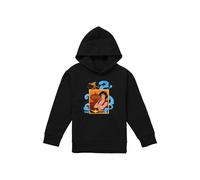 Disney Aladdin Diamond In The Rough, With Abu & The Magic Lamp Youth Kids Pull-Over Hoodie, Black | Size: 12-13 Years Disney Black 12-13 Years