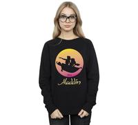 Disney Aladdin Flying Sunset Sweatshirt In Black Black XL