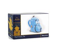 Disney Aladdin Shaped Mug with Lid - Genie - Office Mug - Latte Mug Gifts - 3D Mug, Blue