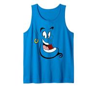 Disney Aladdin Genie Face Costume Tank Top, Men, Sapphire Blue, Large