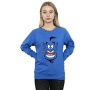 Disney Aladdin Genie Face Sweatshirt In Blue Blue L