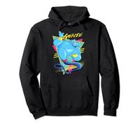 Disney Aladdin Genie Retro Abstract Portrait Logo Pullover Hoodie