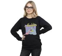 Disney Aladdin Genie Wishing Dude Sweatshirt In Black Black
