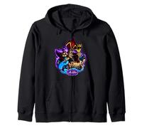 Disney Aladdin Jafar Genie Jasmine Art Zip Hoodie