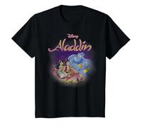 Disney Aladdin Magic Carpet Movie Cast T-Shirt, Youth, Black, 2T
