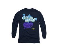 Disney Aladdin Official Wish Granter, The Genie Long Sleeve T-Shirt, Navy | Size: Large Disney Navy L