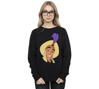 Disney Women's Aladdin Prince Ali Face Sweatshirt in Black | Size: Medium Disney Black M
