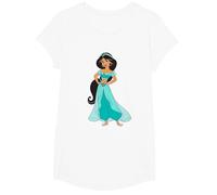 Disney Aladdin Princess Jasmine Nostalgic 90s T-Shirt T-Shirt, Girls, White, Large