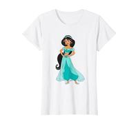 Disney Aladdin Princess Jasmine Nostalgic 90s T-Shirt T-Shirt, Women, White, XX-Large