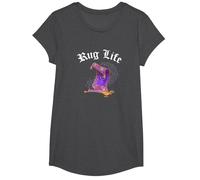 Disney Aladdin Rug Life T-Shirt, Girls, Dark Heather Grey, Medium