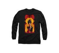 Disney Aladdin The Evil Sorcerer, Jafar Long Sleeve T-Shirt, Black Black L